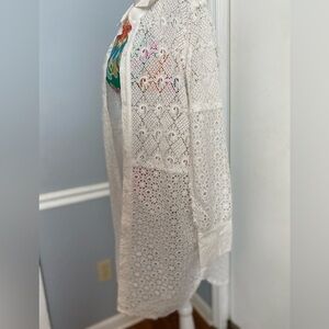 Cotton Eyelet Beach Cover NWT ($92)